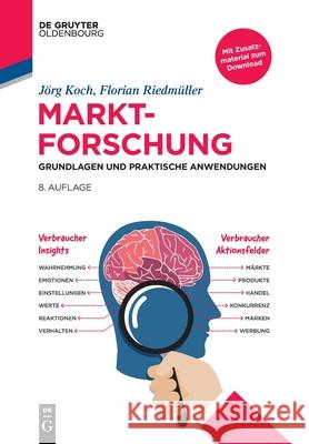 Marktforschung: Grundlagen Und Praktische Anwendungen Jörg Florian Koch Riedmüller, Florian Riedmüller 9783110672930