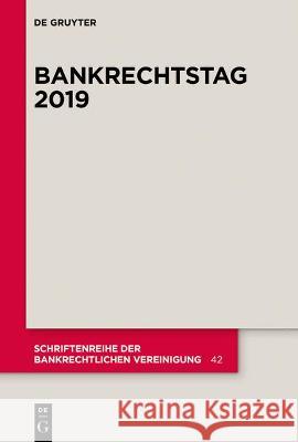 Bankrechtstag 2019 M 9783110687354 de Gruyter