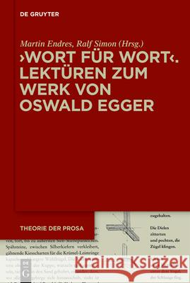 >Wort für Wort Martin Endres, Ralf Simon, No Contributor 9783110689242 De Gruyter