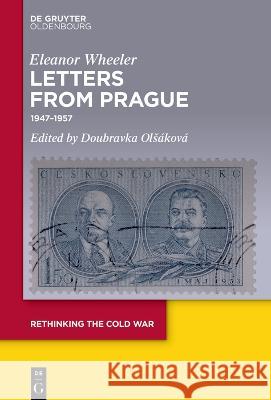 Letters from Prague Wheeler, Eleanor 9783110690408 Walter de Gruyter