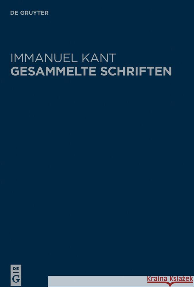 Schriften 1747-1756 Immanuel Kant Berlin-Brandenburgische Akademie Der Wis 9783110706482