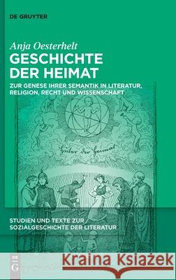 Geschichte der Heimat Oesterhelt, Anja 9783110707731 de Gruyter