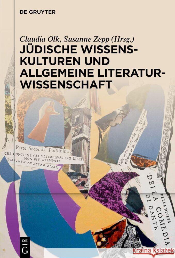 Jüdische Wissenskulturen Und Allgemeine Literaturwissenschaft Olk, Claudia 9783110707977 de Gruyter