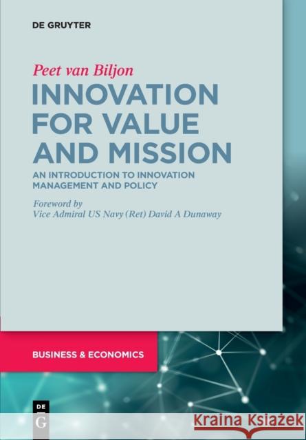 Innovation for Value and Mission Van Biljon, Peet 9783110711035