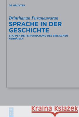 Sprache in der Geschichte Puvaneswaran, Brinthanan 9783110748215 de Gruyter