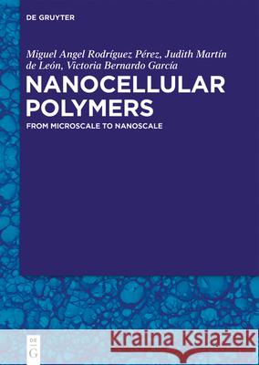 Nanocellular Polymers: From Microscale to Nanoscale Rodr Judith Mart 9783110756111 de Gruyter
