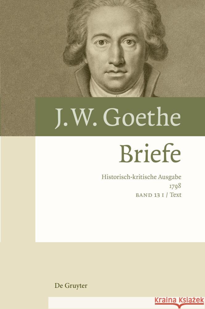 Briefe 1798 Yvonne Pietsch Alexander Rosenbaum 9783110767445