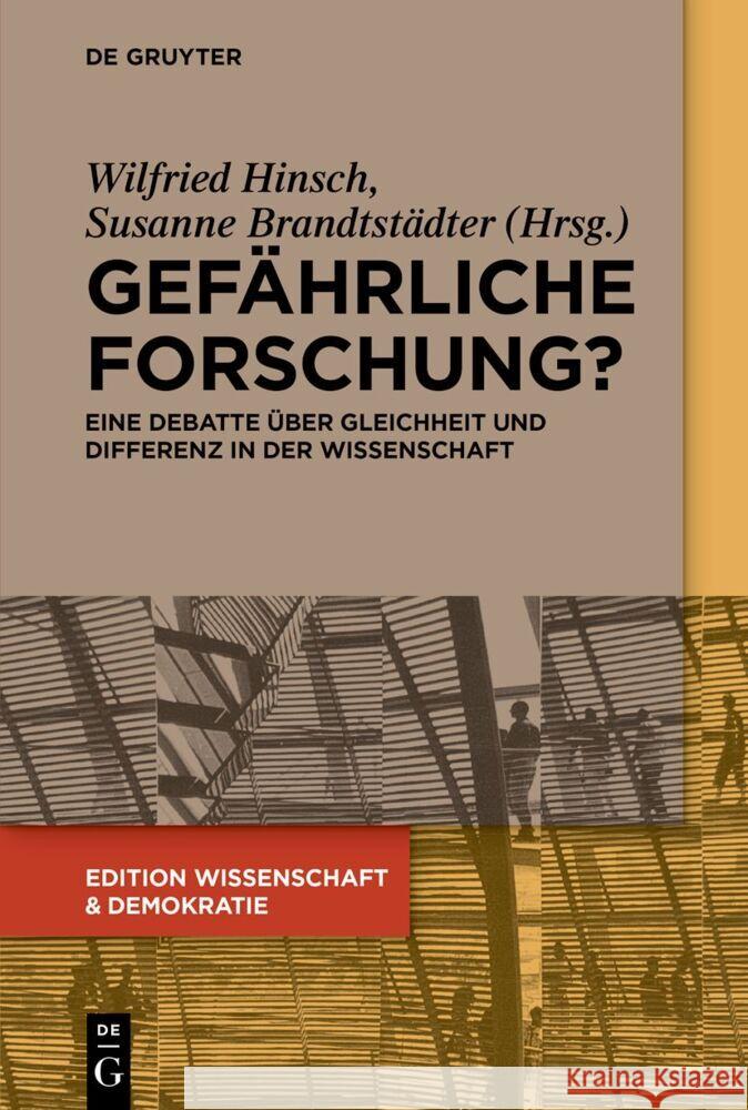 Gefährliche Forschung? No Contributor 9783110769920 de Gruyter