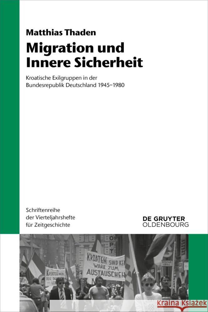 Migration und Innere Sicherheit Thaden, Matthias 9783110774009 Walter de Gruyter