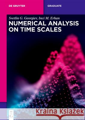 Numerical Analysis on Time Scales Svetlin G. Georgiev Inci M. Erhan 9783110787252