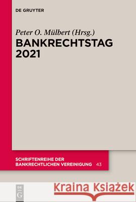 Bankrechtstag 2021  9783110790092 de Gruyter