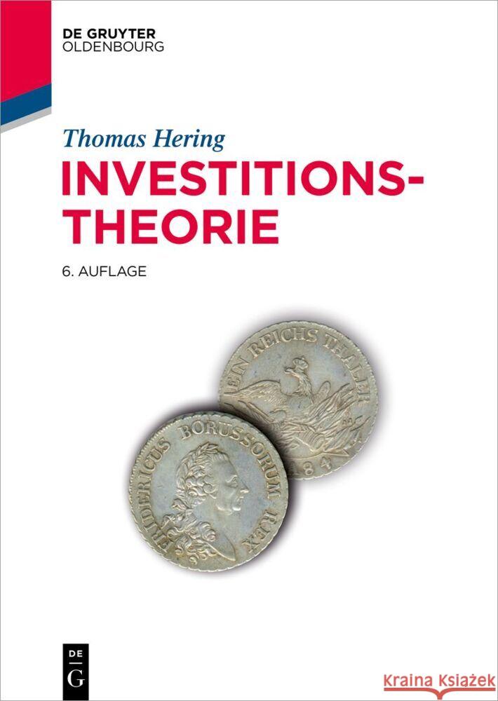Investitionstheorie Thomas Hering 9783110791990 Walter de Gruyter