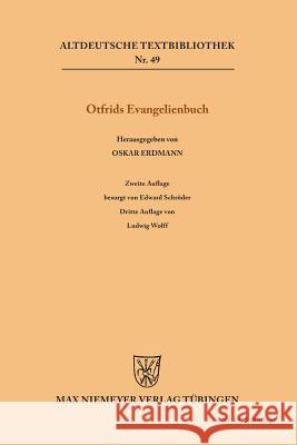 Otfrids Evangelienbuch Otfrid Von Weissenburg 9783110982121