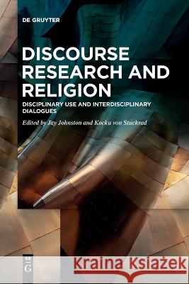 Discourse Research and Religion No Contributor 9783110991451 De Gruyter