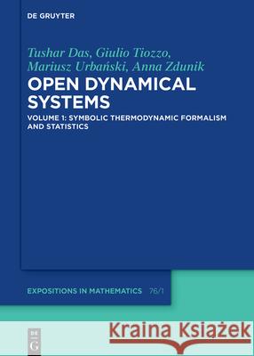 Symbolic Thermodynamic Formalism and Statistics Tushar Das Giulio Tiozzo Mariusz Urbanski 9783111034157 de Gruyter