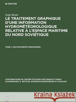 Les documents graphiques Serge Bonin 9783111053141