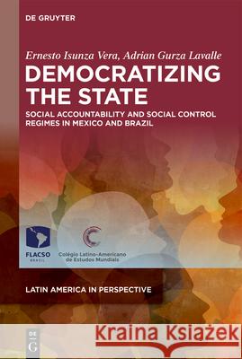 Democratizing the State Ernesto Ad Isunz 9783111061856 de Gruyter