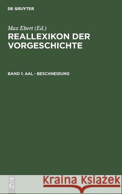 Aal - Beschneidung Max Ebert, No Contributor 9783111072333 De Gruyter