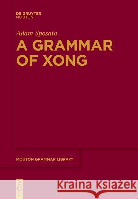 A Grammar of Xong Adam Sposato 9783111087627 Walter de Gruyter