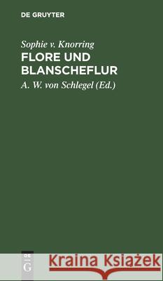 Flore Und Blanscheflur: Ein Episches Gedicht in 12 Gesängen Sophie V Knorring, A W Von Schlegel 9783111107936