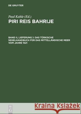 Übersetzung, Kapitel 1 - 28 Kahle, Paul 9783111140575