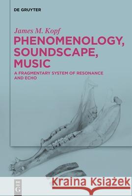 Phenomenology, Soundscape, Music: A Fragmentary System of Resonance and Echo James M. Kopf 9783111245966 de Gruyter