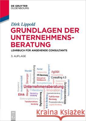 Grundlagen der Unternehmensberatung Lippold, Dirk 9783111321363 Oldenbourg