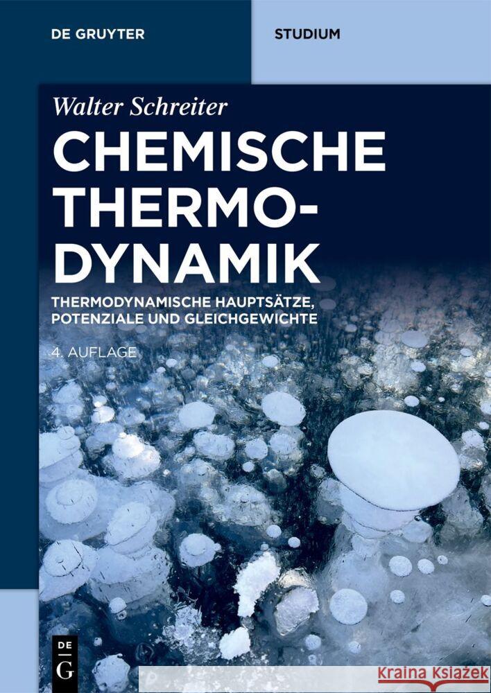 Chemische Thermodynamik Walter Schreiter 9783111331041 de Gruyter