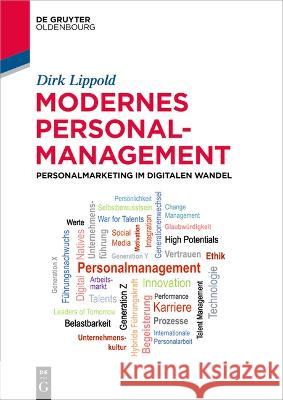 Modernes Personalmanagement Lippold, Dirk 9783111331782 Oldenbourg