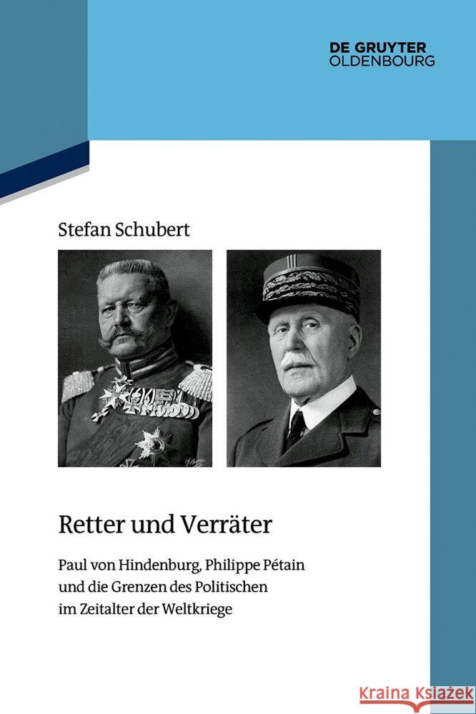 Retter und Verräter Schubert, Stefan 9783111389813 Oldenbourg