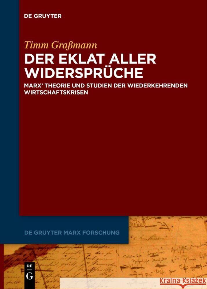 Der Eklat aller Widerspr?che Timm Gra?mann 9783111524894 de Gruyter