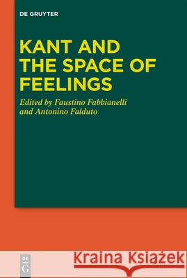 Kant and the Space of Feelings Faustino Fabbianelli Antonino Falduto 9783111607245 de Gruyter