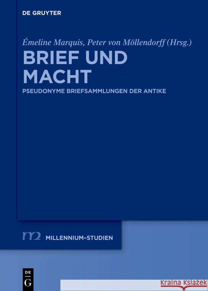 Brief und Macht No Contributor 9783111612119 de Gruyter