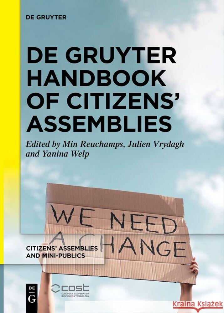 de Gruyter Handbook of Citizens' Assemblies Min Reuchamps Julien Vrydagh Yanina Welp 9783111632438 de Gruyter