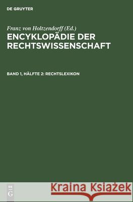 Rechtslexikon No Contributor 9783112378014 De Gruyter