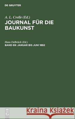 Januar Bis Juni 1892 Hans Delbrück, No Contributor 9783112406434 De Gruyter