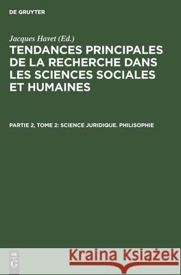 Science Juridique. Philisophie Jacques Havet, No Contributor 9783112417317 Walter de Gruyter