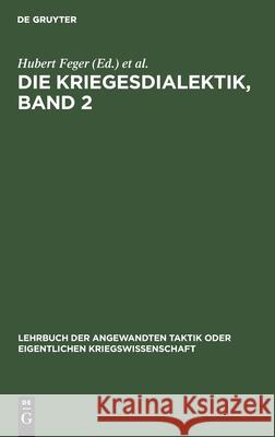Die Kriegesdialektik Venturini, G. 9783112440414 de Gruyter