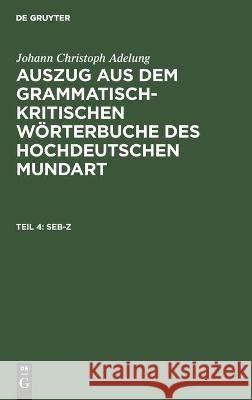 Seb-Z No Contributor 9783112442517 de Gruyter