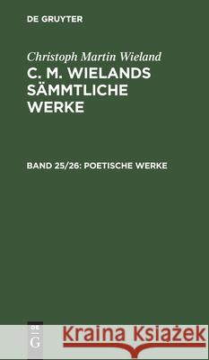 Poetische Werke J G Gruber, No Contributor 9783112457078 De Gruyter