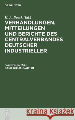 Januar 1911 No Contributor 9783112467770 de Gruyter