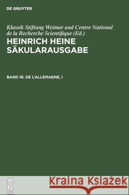 de l'Allemagne, I Pichois, Claude 9783112479759