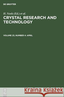 April No Contributor 9783112485415 de Gruyter