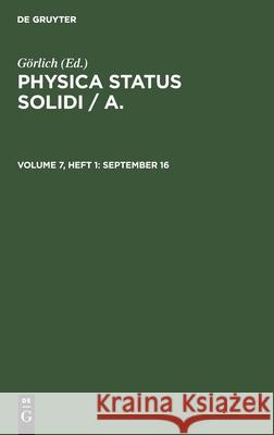 September 16 No Contributor 9783112496619