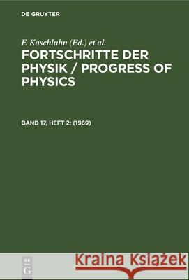 1969 No Contributor 9783112497715 de Gruyter