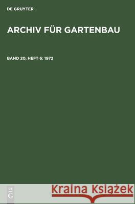 1972 Anthony Paris, A Hopf, W Kirsche, J Szentágothai, No Contributor, Oskar Vogt 9783112506516