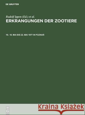 18. Mai Bis 22. Mai 1977 in Poznań Ippen, Rudolf 9783112520734