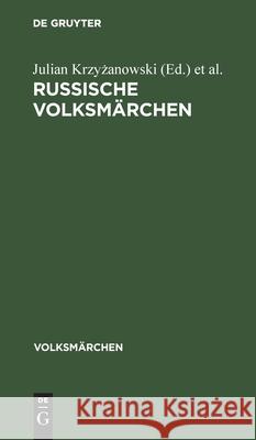 Russische Volksmärchen No Contributor 9783112526675 De Gruyter