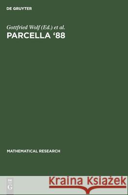 Parcella '88 No Contributor 9783112528358 de Gruyter