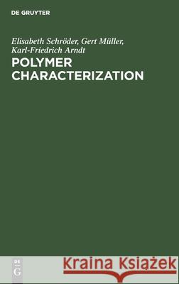 Polymer Characterization Schr 9783112531839